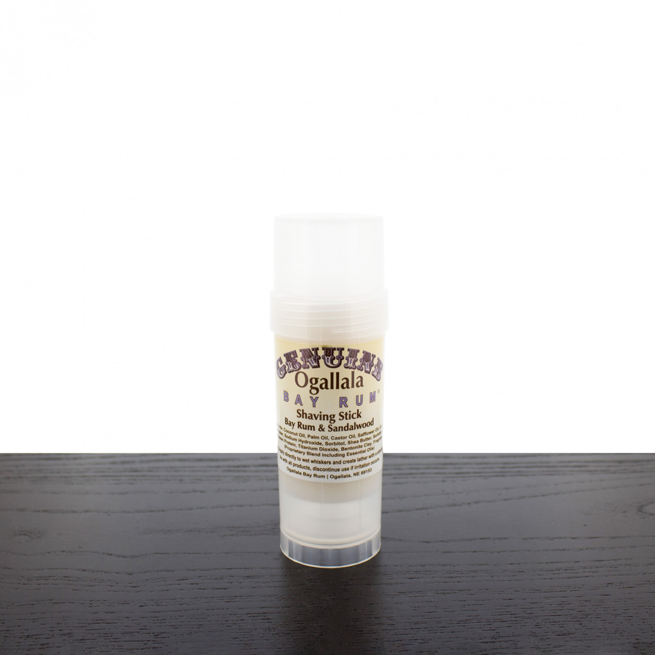 Product image 0 for Ogallala Bay Rum & Sandalwood Shaving Soap Stick